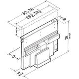 Broan Nutone 283603 36-Inch Retractable Downdraft System, External Blower, Stainless Steel