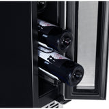 Edgestar CWR70SZ Built-In 6" Wide 7 Bottle Capacity Compact Wine Cooler in Stainless Steel