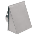 Broan Nutone Aluminum Wall Cap for 8" Round Duct, Natural Finish