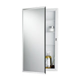 Jensen 781061X Builder 16" x 26" Recessed Beveled Mirror Medicine Cabinet
