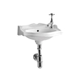 Whitehaus AR035R-C Isabella Collection Small Rectangular Wall Mount Sink