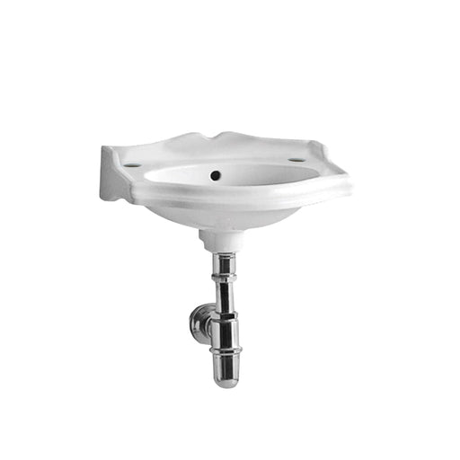 Whitehaus AR035T-C Isabella Collection Small Rectangular Wall Mount Sink