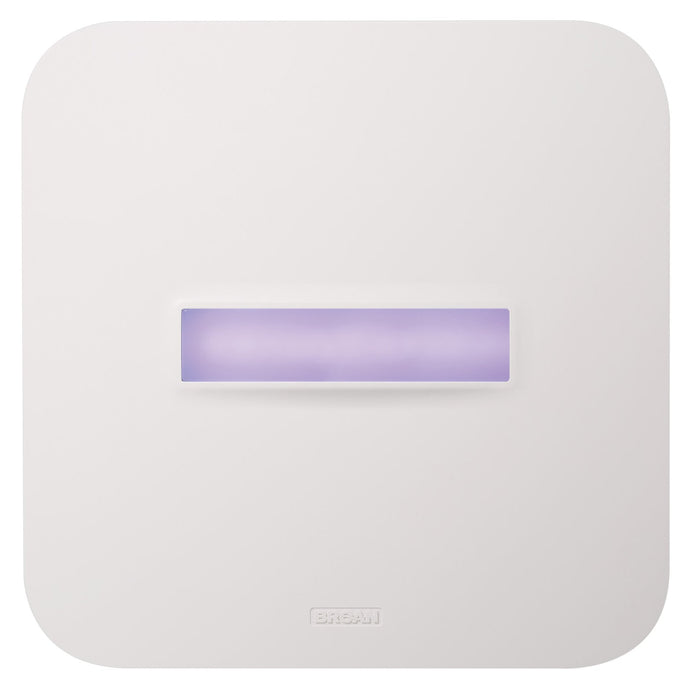 Broan NuTone AR110LKVV SurfaceShield Exhaust Fan with LED and Vyv Antimicrobial Antiviral Violet Light, 110 CFM