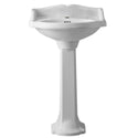 Whitehaus AR814-AR815-1H Isabella Collection Traditional Pedestal
