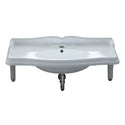 Whitehaus AR864-MNSLEN-1H Isabella Collection Large Rectangular Wall Mount Sink