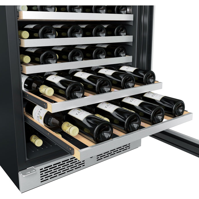 Avallon AWC242SZRH 24" Wide 53 Bottle Capacity Single Zone Wine Cooler in Stainless Steel