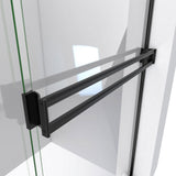 DreamLine SDAB60A700VXX09 Alliance Pro BG 56-60"W x 70 3/8"H Semi-Frameless Sliding Shower Door in Satin Black with Clear Glass
