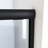 DreamLine SDAM60W700VXX09 Alliance Pro ML 56-60"W x 70 1/2"H Semi-Frameless Sliding Shower Door in Satin Black