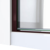 DreamLine SDA233W720VMX06 Alliance Swing 33"W x 72 5/8"H Semi-Frameless Swing Shower Door in Oil Rubbed Bronze and Clear Glass