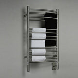 Amba Jeeves CCB Towel Warmer with 13 Curved Bars, Brushed Finish