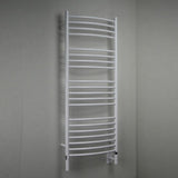 Amba Jeeves DCW Curved Towel Warmer with 20 Bars in White