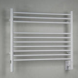 Amba Jeeves KSW Towel Warmer with 10 Straight Bars in White