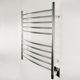 Amba RWH-CP Radiant Hardwired Curved Towel Warmer with 10 Curved Bars, Polished Finish