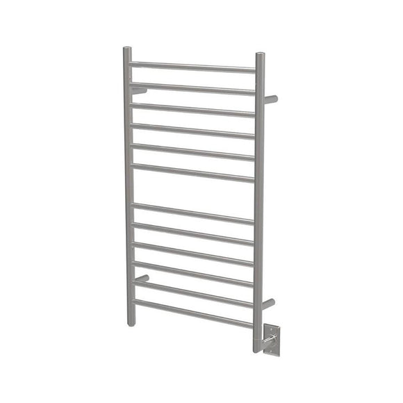 Amba RWHL-SB Radiant Large Hardwired Straight Towel Warmer with 12 Straight Bars in Brushed Finish