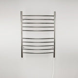 Amba RWP-SP Radiant Plug-in Straight Towel Warmer with 10 Straight Bars in Polished Finish