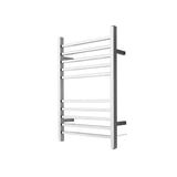 Amba RSWP-B Radiant Square Plug-In Towel Warmer with 10 Straight Bars in Brushed Finish