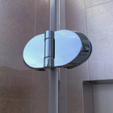 DreamLine SHDR-3636580-01 Aqua Fold 36"W x 58"H Frameless Bi-Fold Tub Door in Chrome - Bath4All