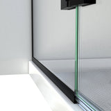 DreamLine SHDR-3445720-09 Aqua Ultra 45"W x 72"H Frameless Hinged Shower Door in Brushed Nickel
