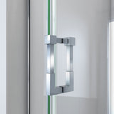 DreamLine SHDR-5060790-09 Avenue 56-60" W x 79" H Semi-Frameless Sliding Shower Door in Satin Black