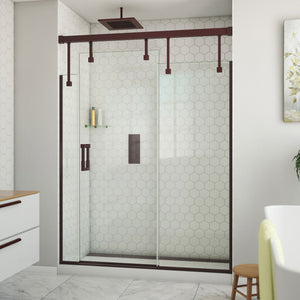DreamLine SHDR-5060790-06 Avenue Semi-Frameless Sliding Shower Door in Oil Rubbed Bronze