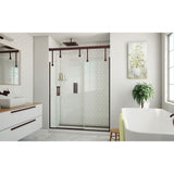 DreamLine SHDR-5060790-06 Avenue 56-60" W x 79" H Semi-Frameless Sliding Shower Door in Oil Rubbed Bronze