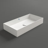 Whitehaus B-AG80 Britannia Large Rectangular Above Mount Sink