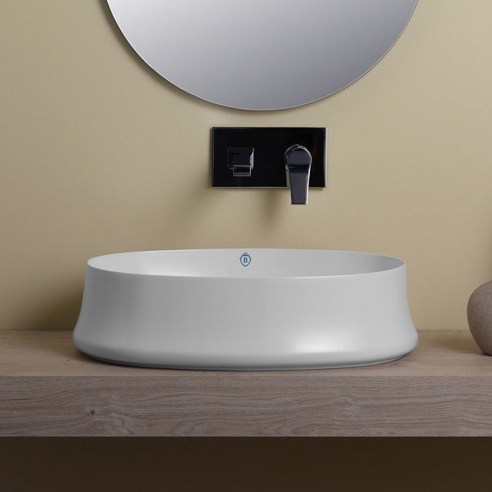 Whitehaus B-SH04 Britannia Oval Above Mount Sink