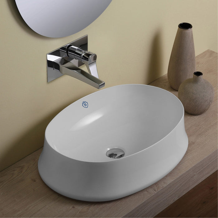Whitehaus B-SH04 Britannia Oval Above Mount Sink