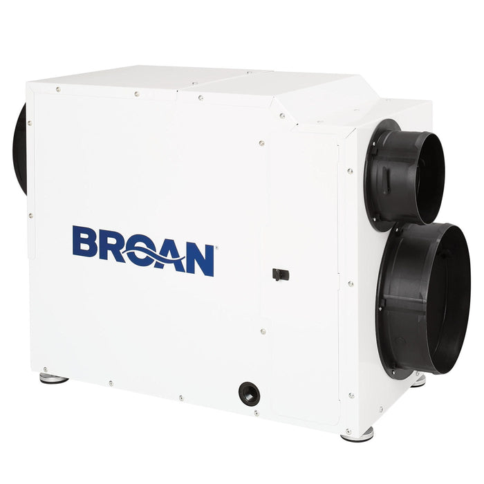 Broan B120DHV 120 Pint 3,000 sq. ft Dehumidifier with MERV 13 Filtration
