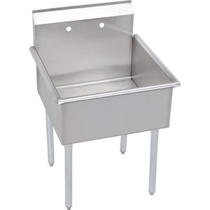 Elkay B1C18X21X Utility Sink, 1-Compartment Deep Bowl, No Drainboards