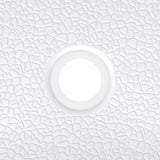 DreamLine B1DS4234XXC0001 DreamStone 34"D x 42"W x 5 1/2"H Center Drain Single Threshold Shower Base in White