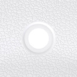 DreamLine B1DS4832XXC0001 DreamStone 32"D x 48"W x 5 1/2"H Center Drain Single Threshold Shower Base in White