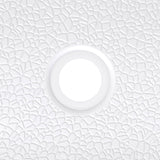 DreamLine B1DS4834XXC0001 DreamStone 34" D x 48" W x 5 1/2" H Center Drain Single Threshold Shower Base in White