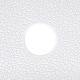 DreamLine B2DS3636XXC0001 DreamStone 36" D x 36" W x 5 1/2" H Center Drain Double Threshold Shower Base in White