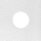 DreamLine BWDS36363MC0001 DreamStone 36"D x 36"W Shower Base and Wall Kit in White Modern Subway Pattern