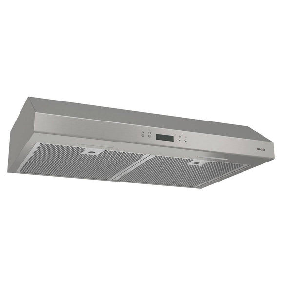 Broan Nutone BCDJ136SS 36-Inch Convertible Under-Cabinet Range Hood with Heat Sentry, 400 CFM, Stainless Steel