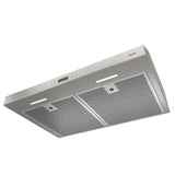 Broan Nutone BCDJ136SS 36-Inch Convertible Under-Cabinet Range Hood with Heat Sentry, 400 CFM, Stainless Steel