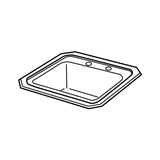 Elkay BCR153 Celebrity Stainless Steel 15" x 15" x 6-1/8", 1-Bowl Top Mount Bar Sink