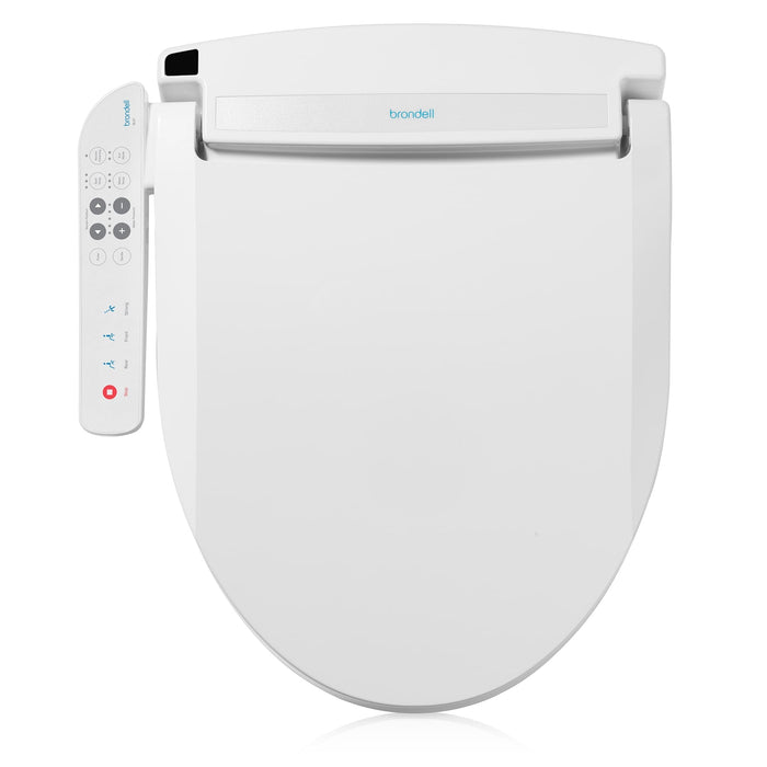 Brondell Swash Select BL67-RW Sidearm Bidet Seat, for Round Toilets, White