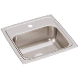 Elkay BLR15601 Lustertone Stainless Steel Single Bowl Top Mount Bar Sink