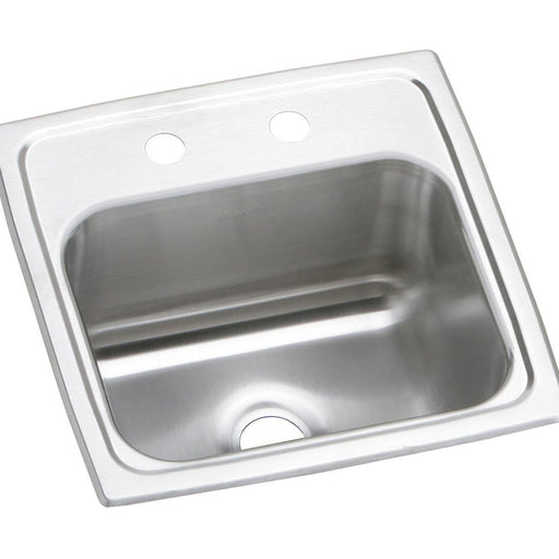 Elkay BPSR152 Celebrity Stainless Steel 15" x 15" x 6-1/8", 1-Bowl Top Mount Bar Sink