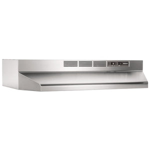 Broan Nutone 412404 24-Inch Ductless Under-Cabinet Range Hood, Stainless Steel