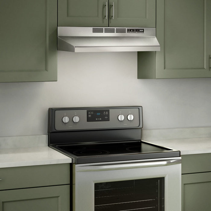 Broan Nutone 412404 24" Ductless Under-Cabinet Range Hood, Stainless Steel