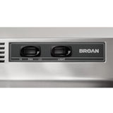 Broan-NuTone 413604 36" Non-Ducted/Ductless Under-Cabinet Range Hood Insert with Light, Stainless Steel