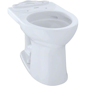 TOTO C453CUFG#01 Drake II 1 GPF Round Toilet Bowl in Cotton White with Tornado Flush