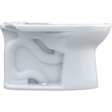 TOTO C776CEFG#01 Drake Elongated Toilet Bowl with CEFIONTECT and Tornado Flush, Cotton White