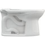 TOTO C776CEFG#11 Drake Elongated Toilet Bowl with CEFIONTECT and Tornado Flush, Colonial White