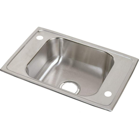 Elkay CDKR25172 Celebrity Stainless Steel Single Bowl Top Mount Classroom Sink