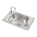 Elkay CDKRC2517C Celebrity 25 x 17 x 6-7/8" Top Mount Classroom Sink and Faucet / Bubbler Kit