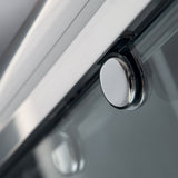 DreamLine SHDR-1360760-04 Charisma 56-60"W x 76"H Frameless Bypass Sliding Shower Door in Brushed Nickel